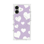 プレミアムスクエアケース with MagSafe［ Dot Hearts - Purple ］