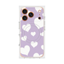 プレミアムスクエアケース with MagSafe［ Dot Hearts - Purple ］