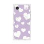 プレミアムスクエアケース with MagSafe［ Dot Hearts - Purple ］