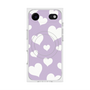 プレミアムスクエアケース with MagSafe［ Dot Hearts - Purple ］