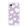 プレミアムスクエアケース with MagSafe［ Dot Hearts - Purple ］