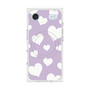 プレミアムスクエアケース with MagSafe［ Dot Hearts - Purple ］