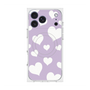 プレミアムスクエアケース with MagSafe［ Dot Hearts - Purple ］