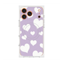 プレミアムスクエアケース with MagSafe［ Dot Hearts - Purple ］