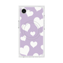 プレミアムスクエアケース with MagSafe［ Dot Hearts - Purple ］