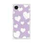 プレミアムスクエアケース with MagSafe［ Dot Hearts - Purple ］