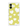 プレミアムスクエアケース with MagSafe［ Dot Hearts - Yellow ］