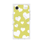 プレミアムスクエアケース with MagSafe［ Dot Hearts - Yellow ］