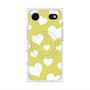 プレミアムスクエアケース with MagSafe［ Dot Hearts - Yellow ］