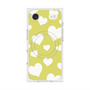 プレミアムスクエアケース with MagSafe［ Dot Hearts - Yellow ］