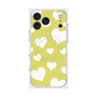 プレミアムスクエアケース with MagSafe［ Dot Hearts - Yellow ］