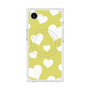 プレミアムスクエアケース with MagSafe［ Dot Hearts - Yellow ］