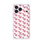 プレミアムスクエアケース with MagSafe［ Stripe Hearts - Pink ］