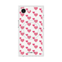 プレミアムスクエアケース with MagSafe［ Stripe Hearts - Pink ］