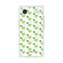 プレミアムスクエアケース with MagSafe［ Stripe Hearts - Green ］