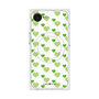 プレミアムスクエアケース with MagSafe［ Stripe Hearts - Green ］