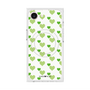 プレミアムスクエアケース with MagSafe［ Stripe Hearts - Green ］