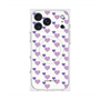 プレミアムスクエアケース with MagSafe［ Stripe Hearts - Purple ］