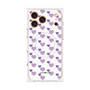 プレミアムスクエアケース with MagSafe［ Stripe Hearts - Purple ］