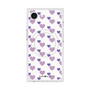 プレミアムスクエアケース with MagSafe［ Stripe Hearts - Purple ］