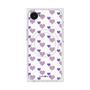 プレミアムスクエアケース with MagSafe［ Stripe Hearts - Purple ］