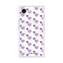 プレミアムスクエアケース with MagSafe［ Stripe Hearts - Purple ］
