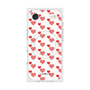 プレミアムスクエアケース with MagSafe［ Stripe Hearts - Red ］