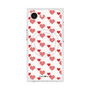 プレミアムスクエアケース with MagSafe［ Stripe Hearts - Red ］
