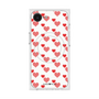 プレミアムスクエアケース with MagSafe［ Stripe Hearts - Red ］