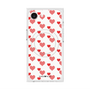 プレミアムスクエアケース with MagSafe［ Stripe Hearts - Red ］