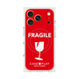 プレミアムスクエアケース with MagSafe［ FRAGILE - Red ］