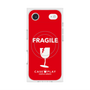 プレミアムスクエアケース with MagSafe［ FRAGILE - Red ］