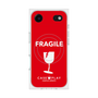 プレミアムスクエアケース with MagSafe［ FRAGILE - Red ］
