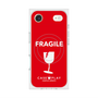プレミアムスクエアケース with MagSafe［ FRAGILE - Red ］