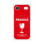 プレミアムスクエアケース with MagSafe［ FRAGILE - Red ］
