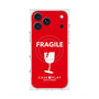 プレミアムスクエアケース with MagSafe［ FRAGILE - Red ］