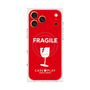 プレミアムスクエアケース with MagSafe［ FRAGILE - Red ］