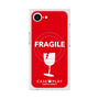 プレミアムスクエアケース with MagSafe［ FRAGILE - Red ］