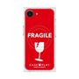 プレミアムスクエアケース with MagSafe［ FRAGILE - Red ］