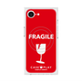 プレミアムスクエアケース with MagSafe［ FRAGILE - Red ］