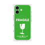 プレミアムスクエアケース with MagSafe［ FRAGILE - Green ］