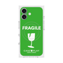 プレミアムスクエアケース with MagSafe［ FRAGILE - Green ］