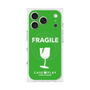 プレミアムスクエアケース with MagSafe［ FRAGILE - Green ］