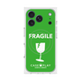プレミアムスクエアケース with MagSafe［ FRAGILE - Green ］