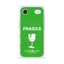 プレミアムスクエアケース with MagSafe［ FRAGILE - Green ］