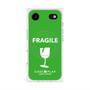 プレミアムスクエアケース with MagSafe［ FRAGILE - Green ］