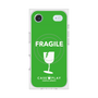 プレミアムスクエアケース with MagSafe［ FRAGILE - Green ］