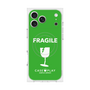 プレミアムスクエアケース with MagSafe［ FRAGILE - Green ］