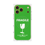 プレミアムスクエアケース with MagSafe［ FRAGILE - Green ］