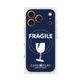 プレミアムスクエアケース with MagSafe［ FRAGILE - Navy ］
